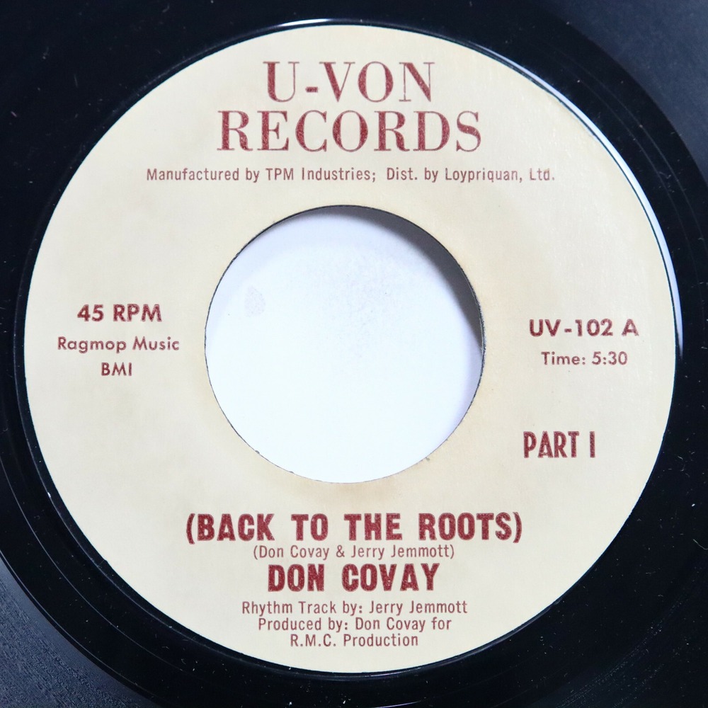 DON COVAY - BACK TO THE ROOTS PART 1 & 2 - SOUL 45